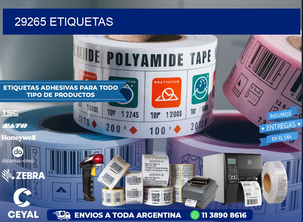 29265 ETIQUETAS