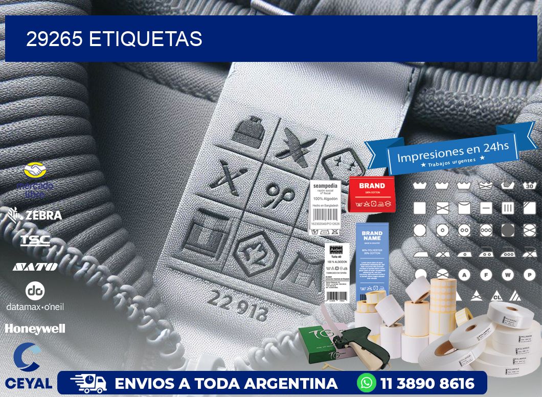 29265 ETIQUETAS