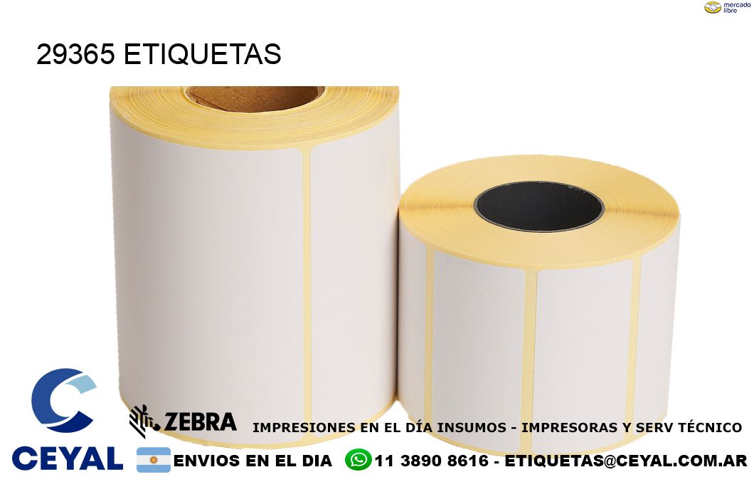 29365 ETIQUETAS