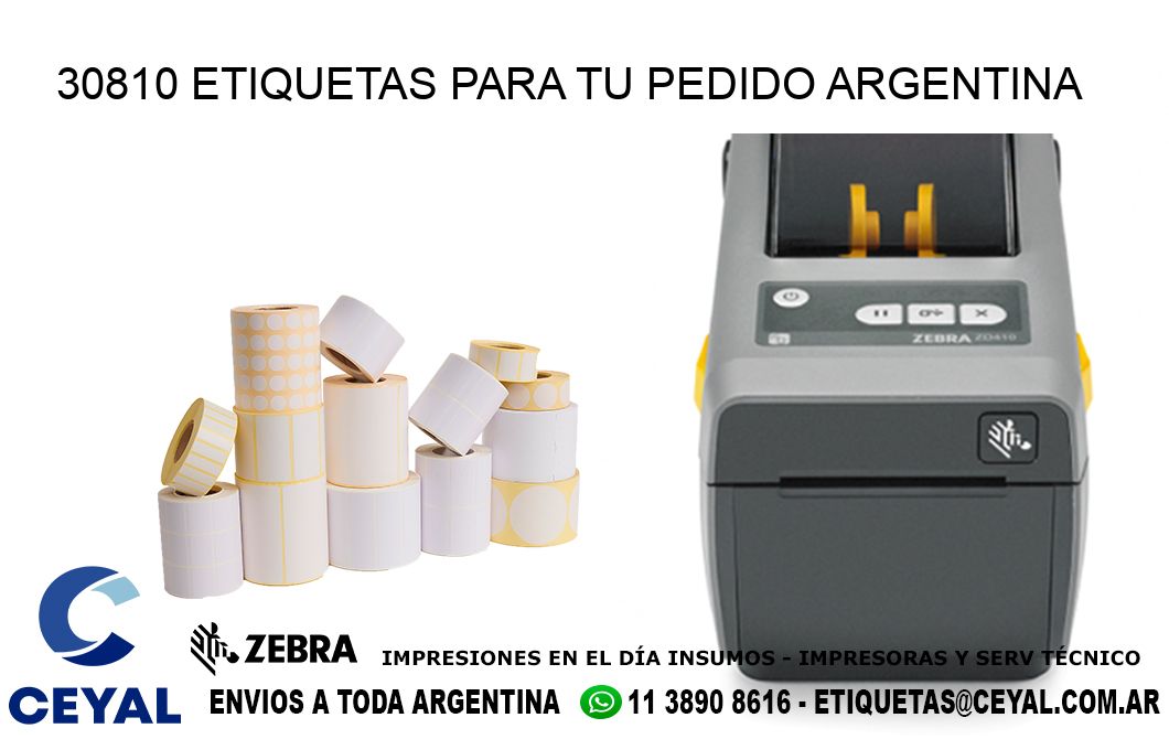 30810 ETIQUETAS PARA TU PEDIDO ARGENTINA