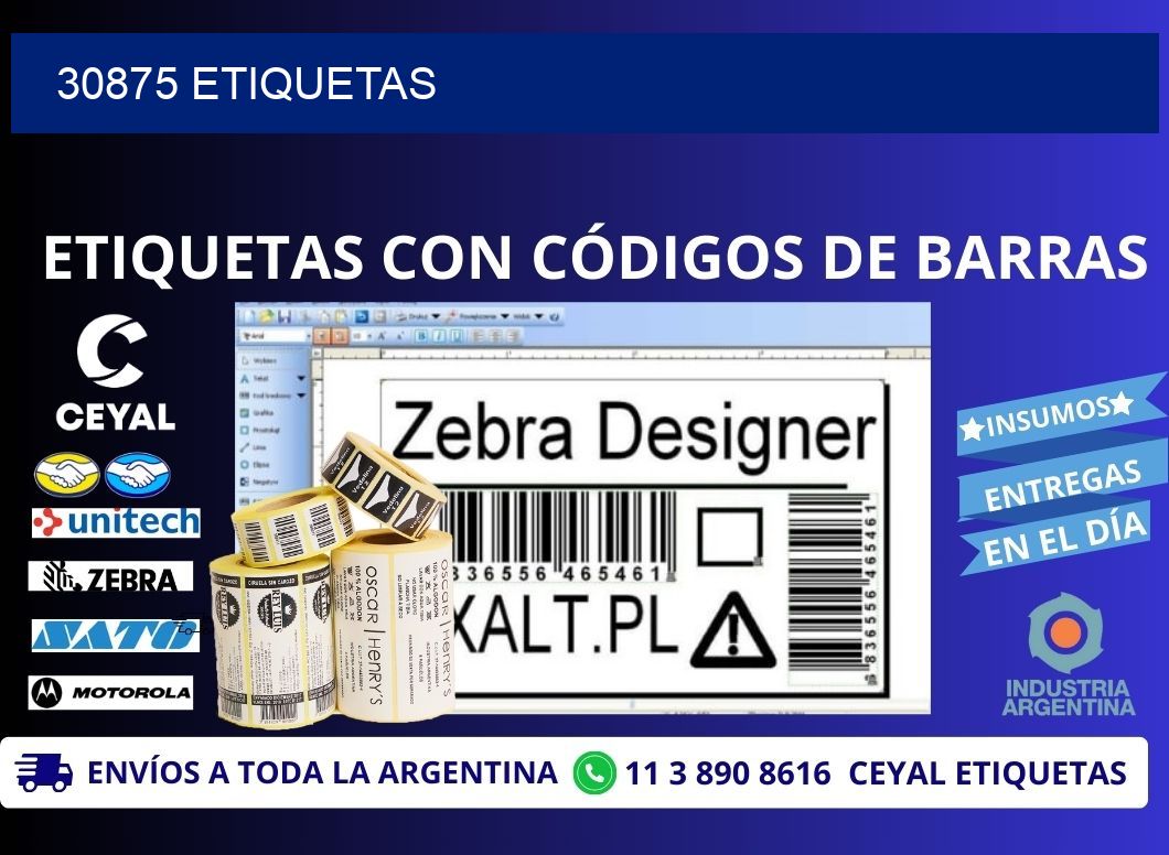 30875 ETIQUETAS