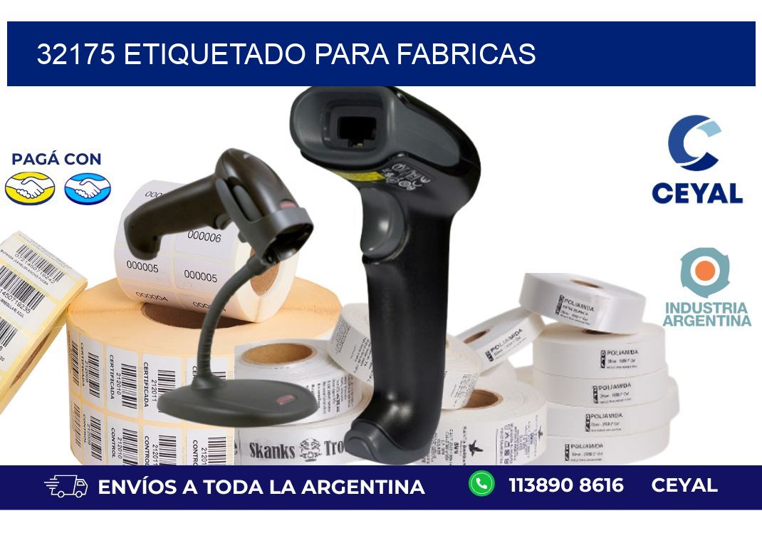 32175 ETIQUETADO PARA FABRICAS