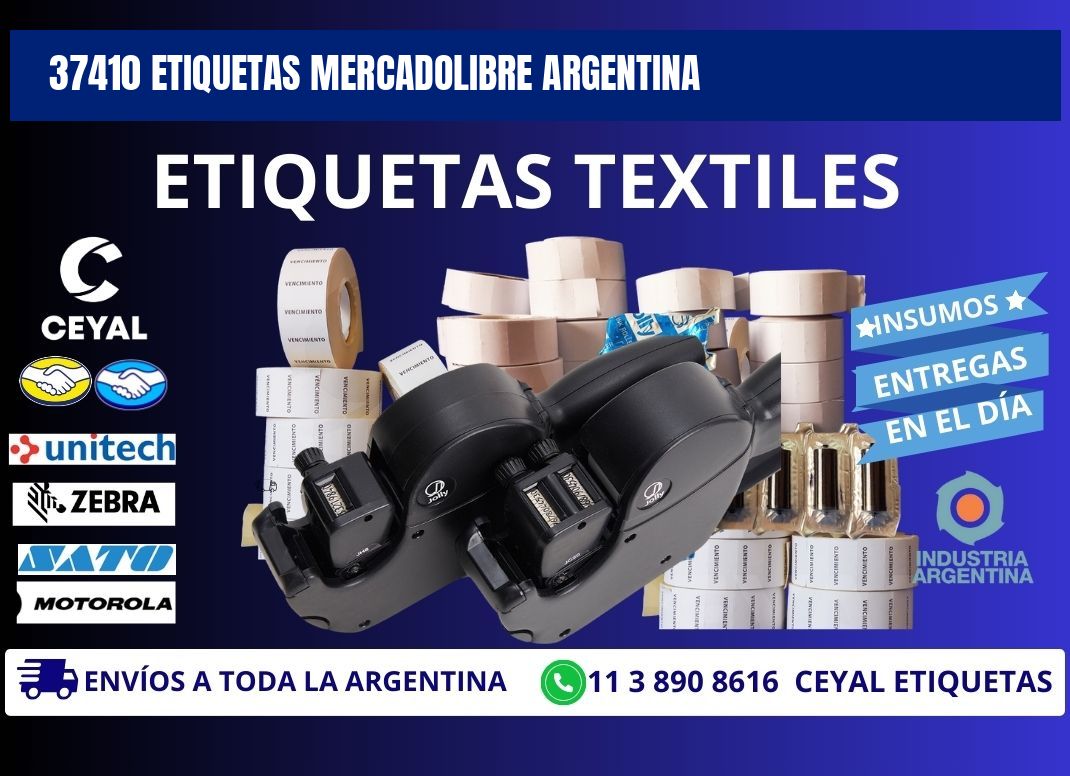 37410 ETIQUETAS MERCADOLIBRE ARGENTINA