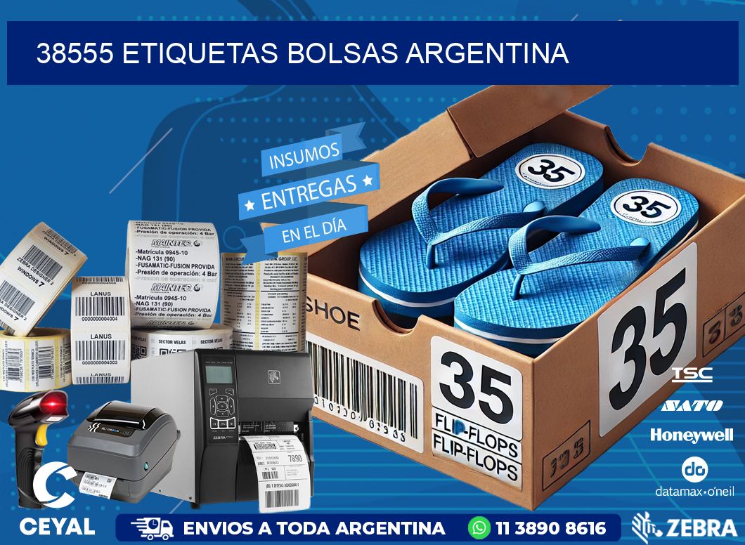 38555 ETIQUETAS BOLSAS ARGENTINA