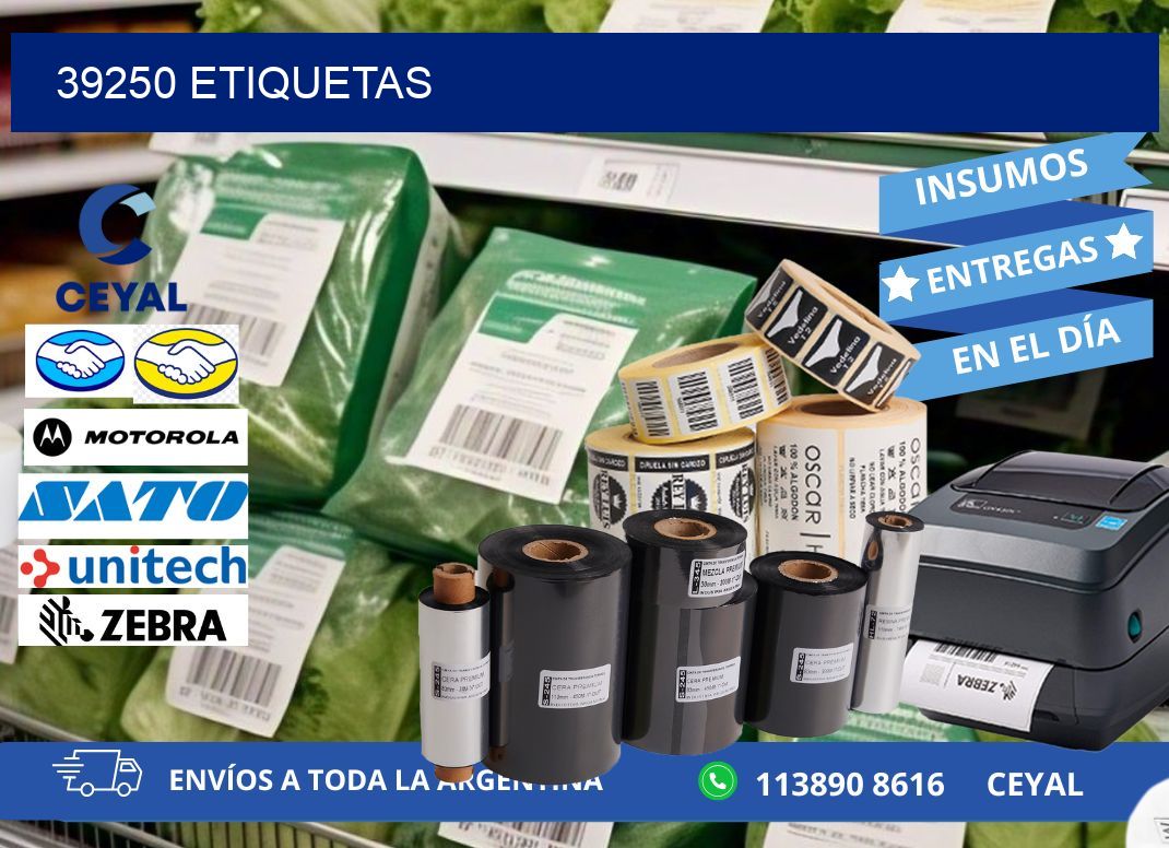 39250 ETIQUETAS