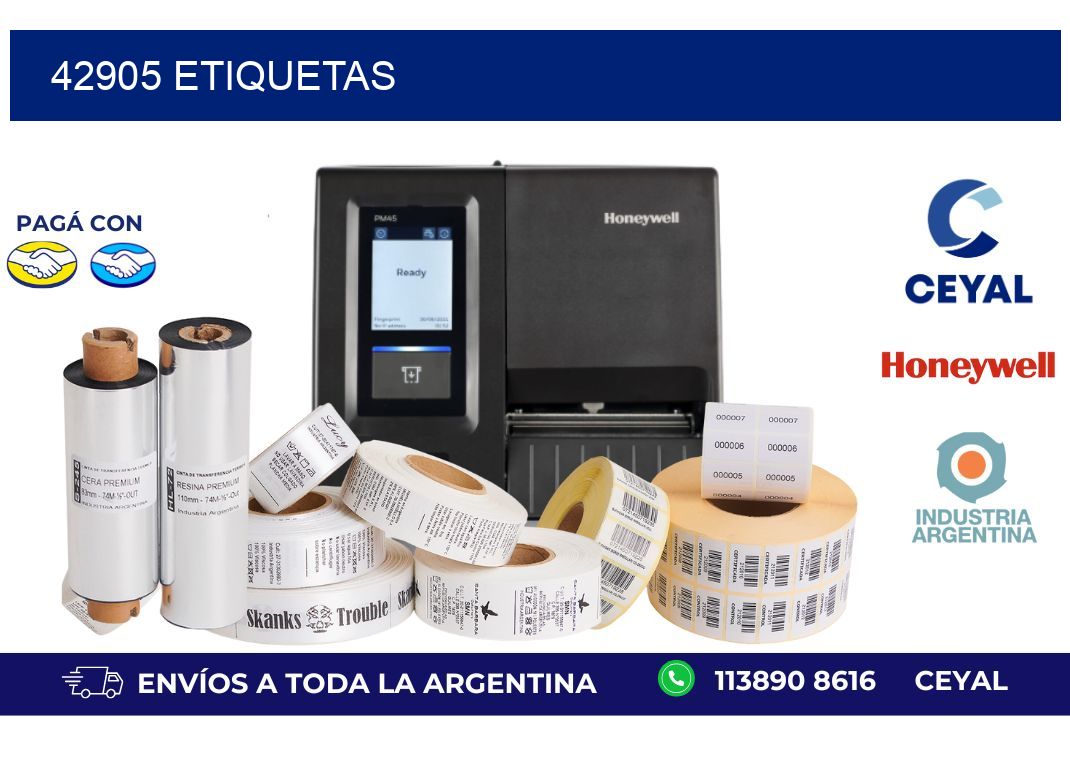 42905 ETIQUETAS