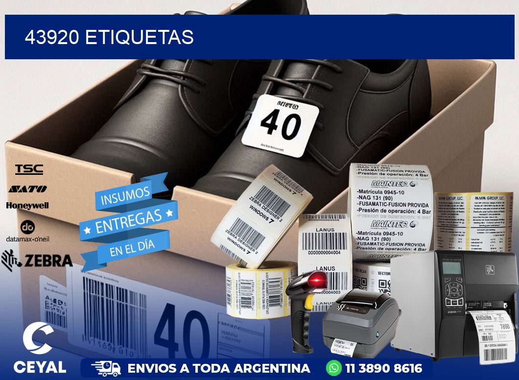 43920 ETIQUETAS