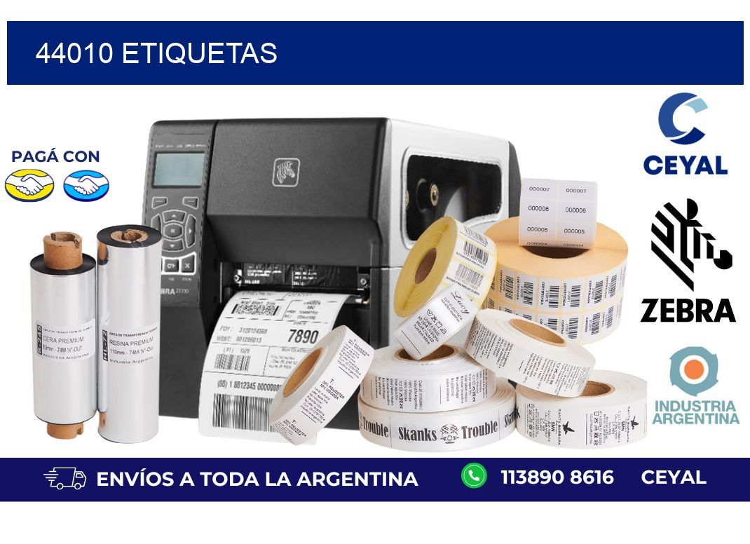 44010 ETIQUETAS