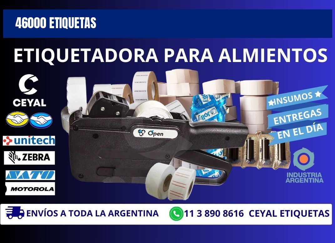 46000 ETIQUETAS