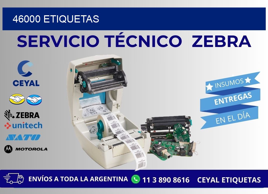 46000 ETIQUETAS