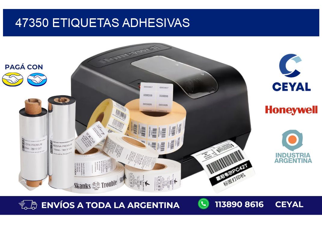 47350 ETIQUETAS ADHESIVAS