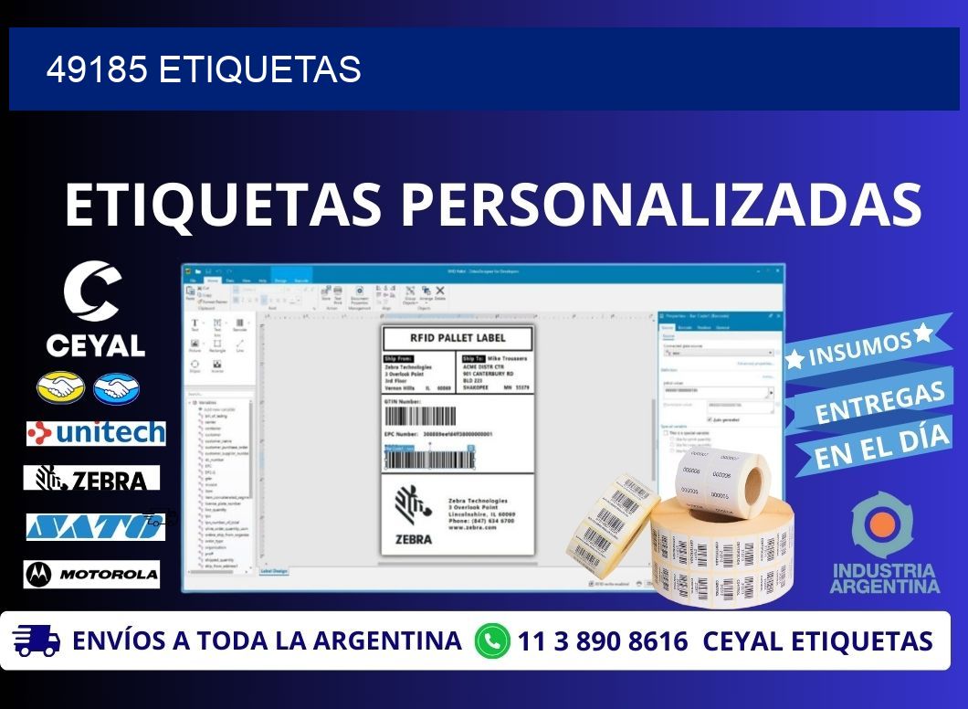 49185 ETIQUETAS