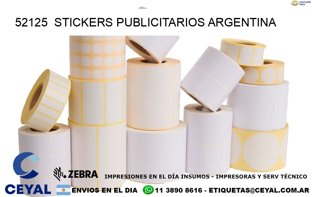 52125  Stickers Publicitarios Argentina