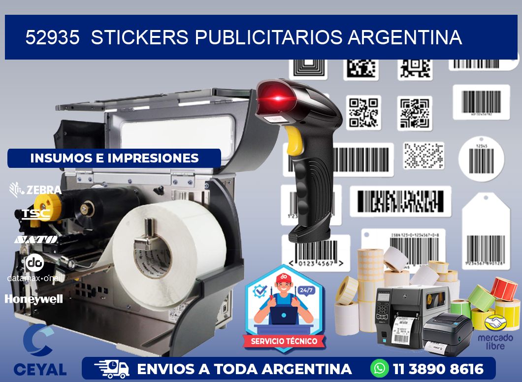 52935  Stickers Publicitarios Argentina