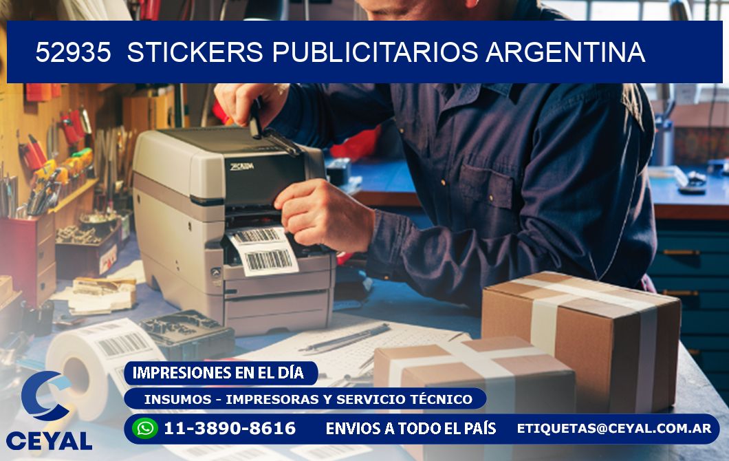 52935  Stickers Publicitarios Argentina