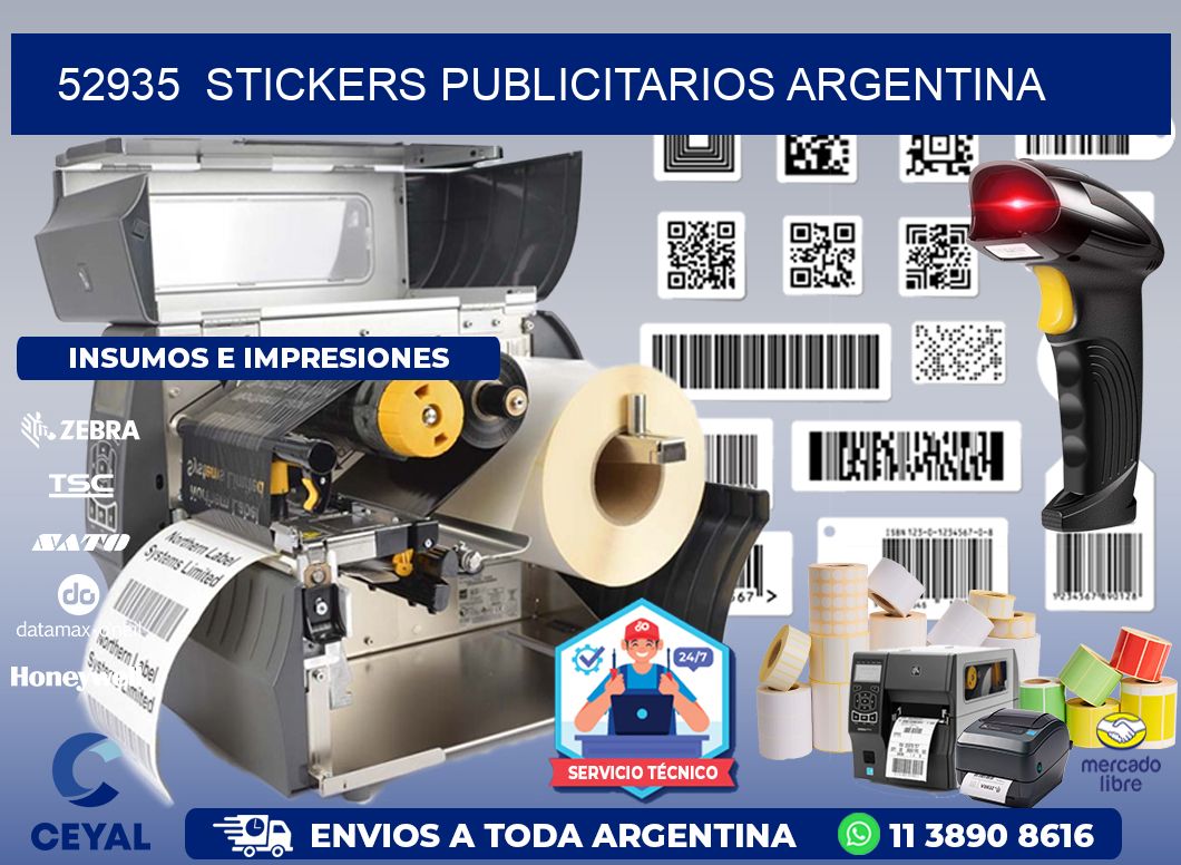 52935  Stickers Publicitarios Argentina