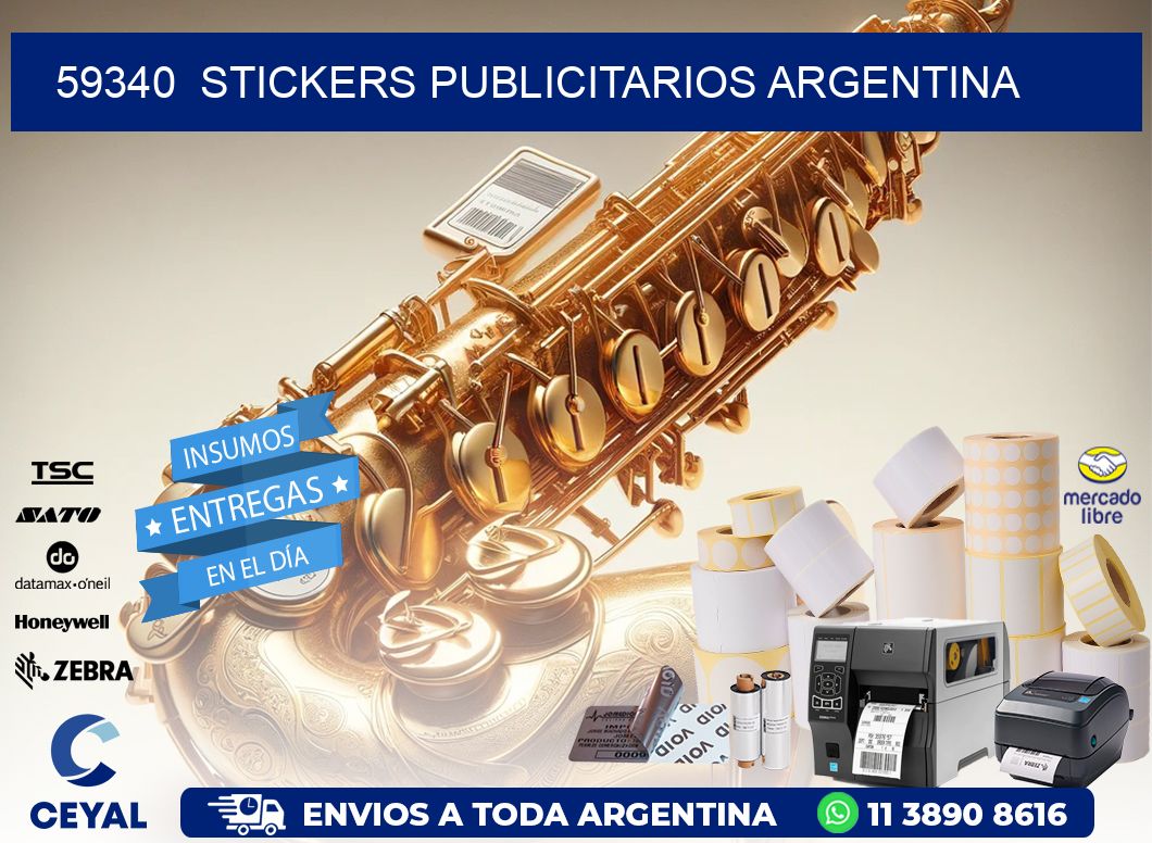 59340  Stickers Publicitarios Argentina