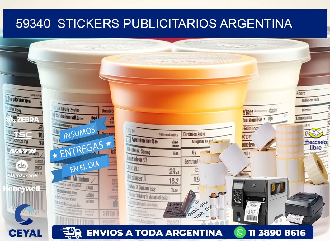 59340  Stickers Publicitarios Argentina