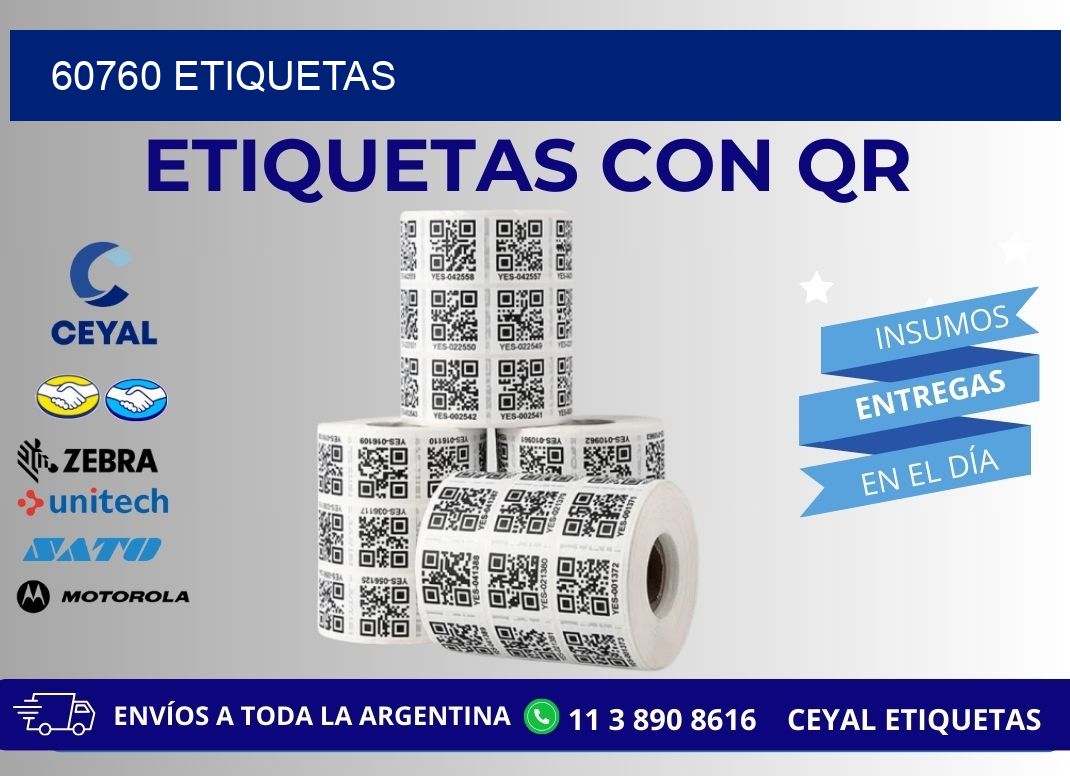 60760 ETIQUETAS