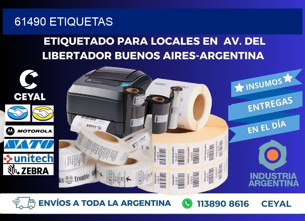 61490 ETIQUETAS