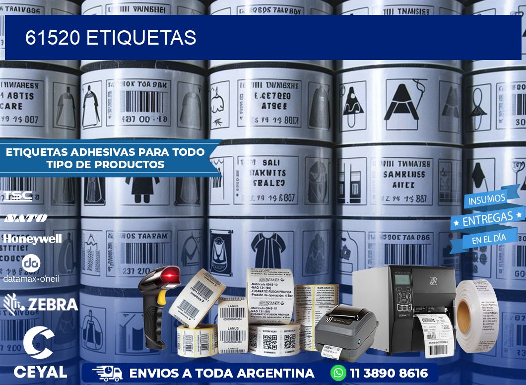 61520 ETIQUETAS