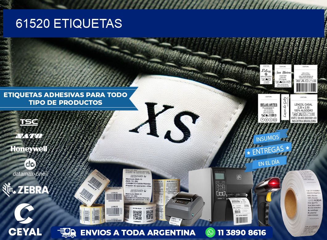 61520 ETIQUETAS