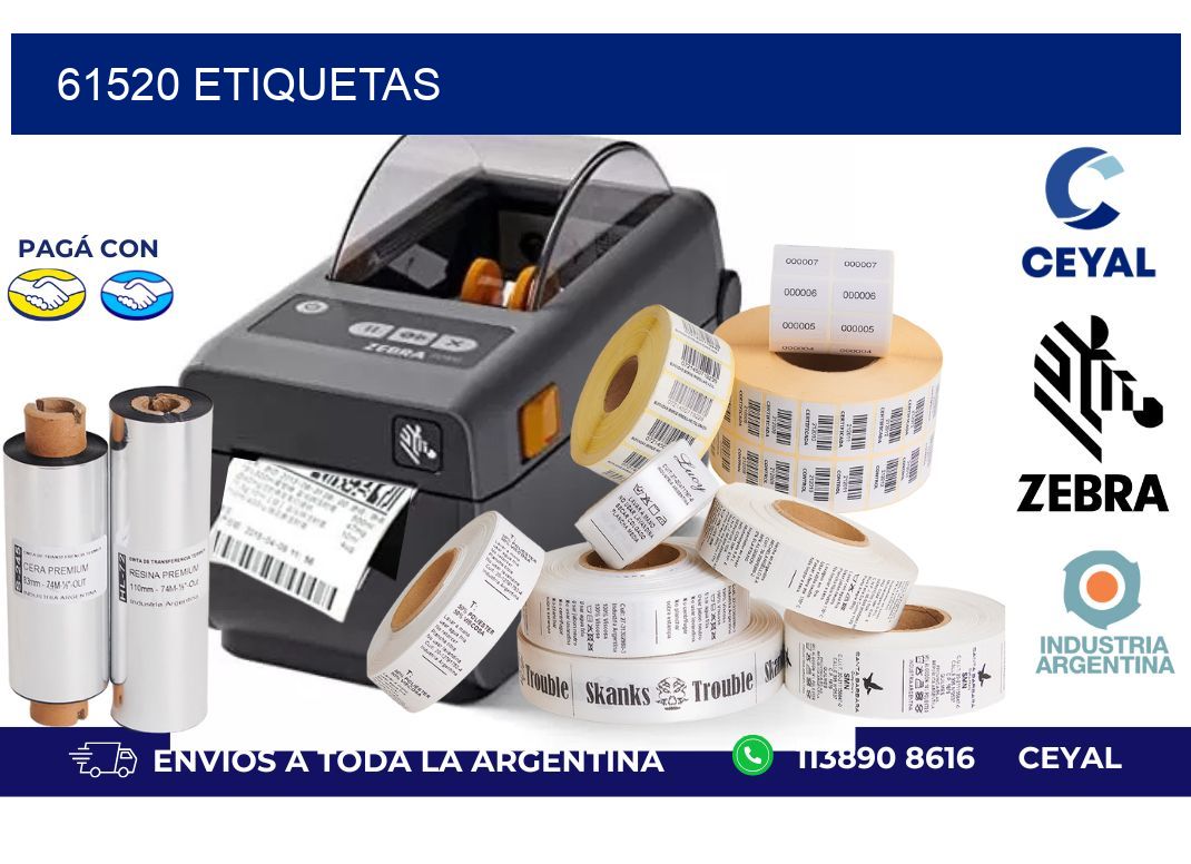 61520 ETIQUETAS