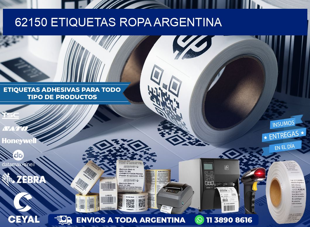 62150 ETIQUETAS ROPA ARGENTINA