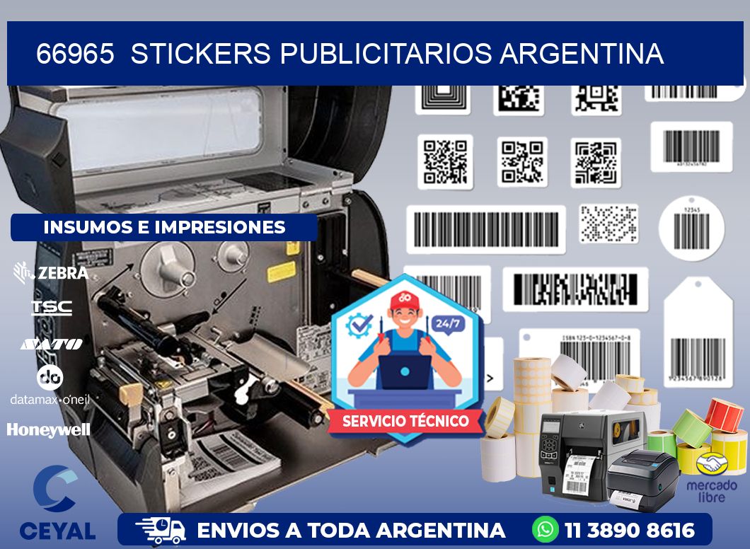 66965 Stickers Publicitarios Argentina
