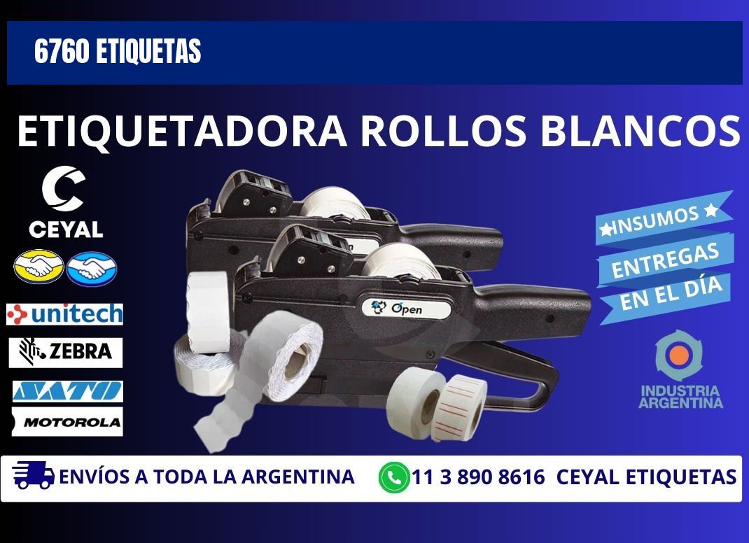 6760 ETIQUETAS