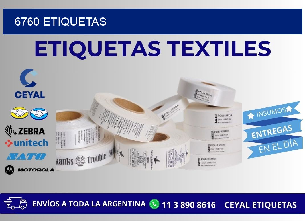 6760 ETIQUETAS