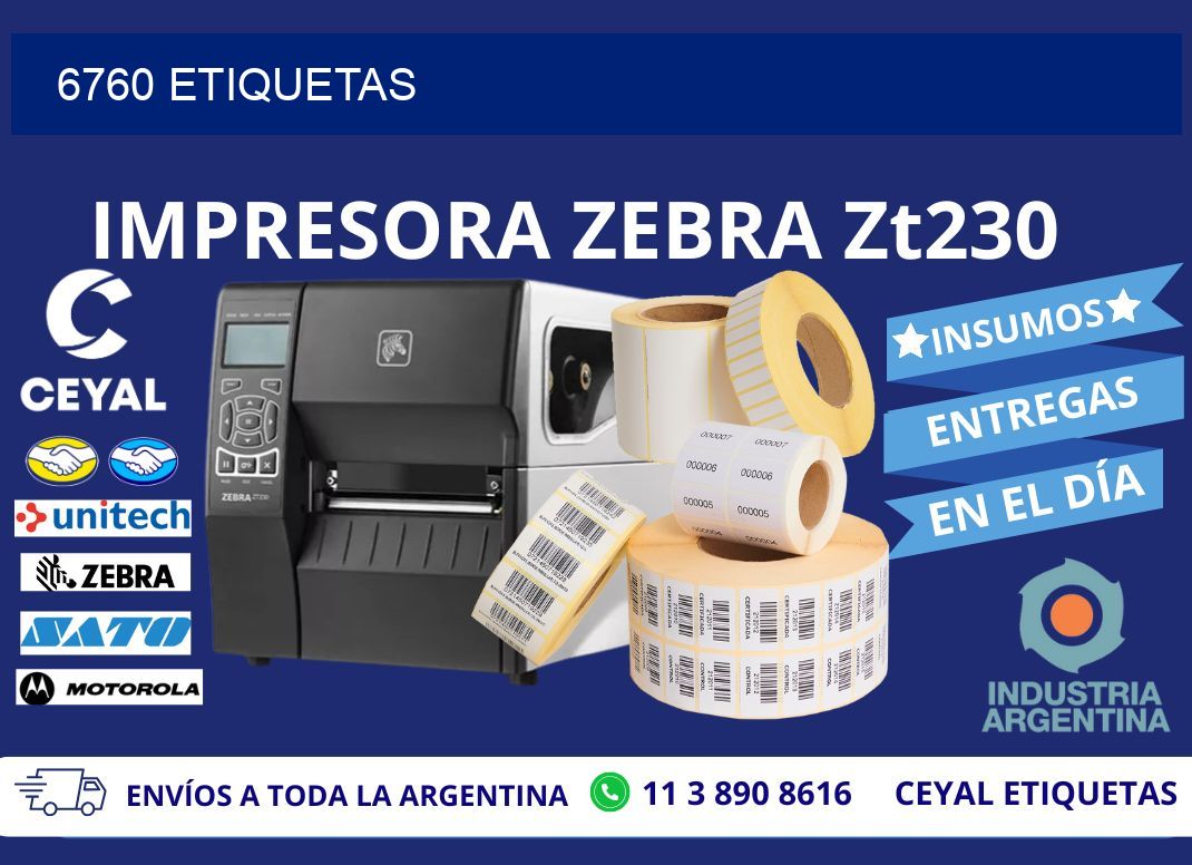 6760 ETIQUETAS