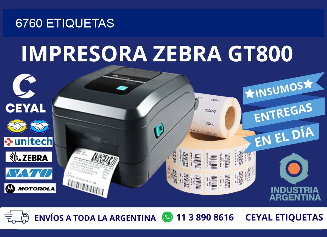 6760 ETIQUETAS