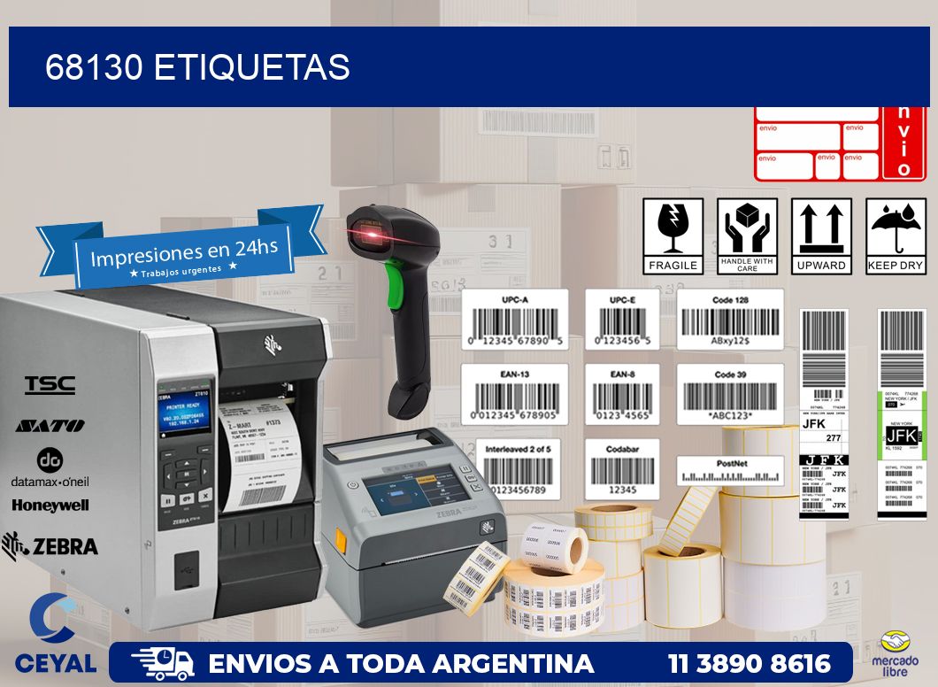 68130 ETIQUETAS
