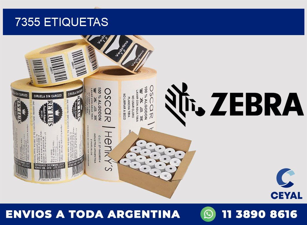 7355 ETIQUETAS