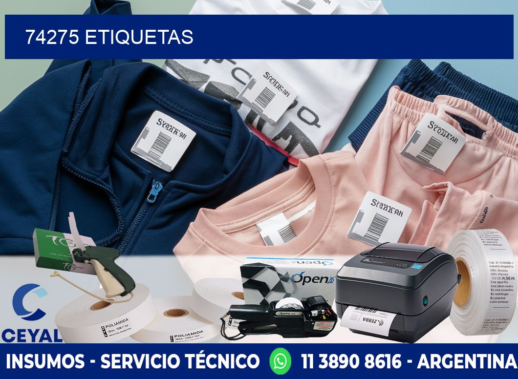 74275 ETIQUETAS