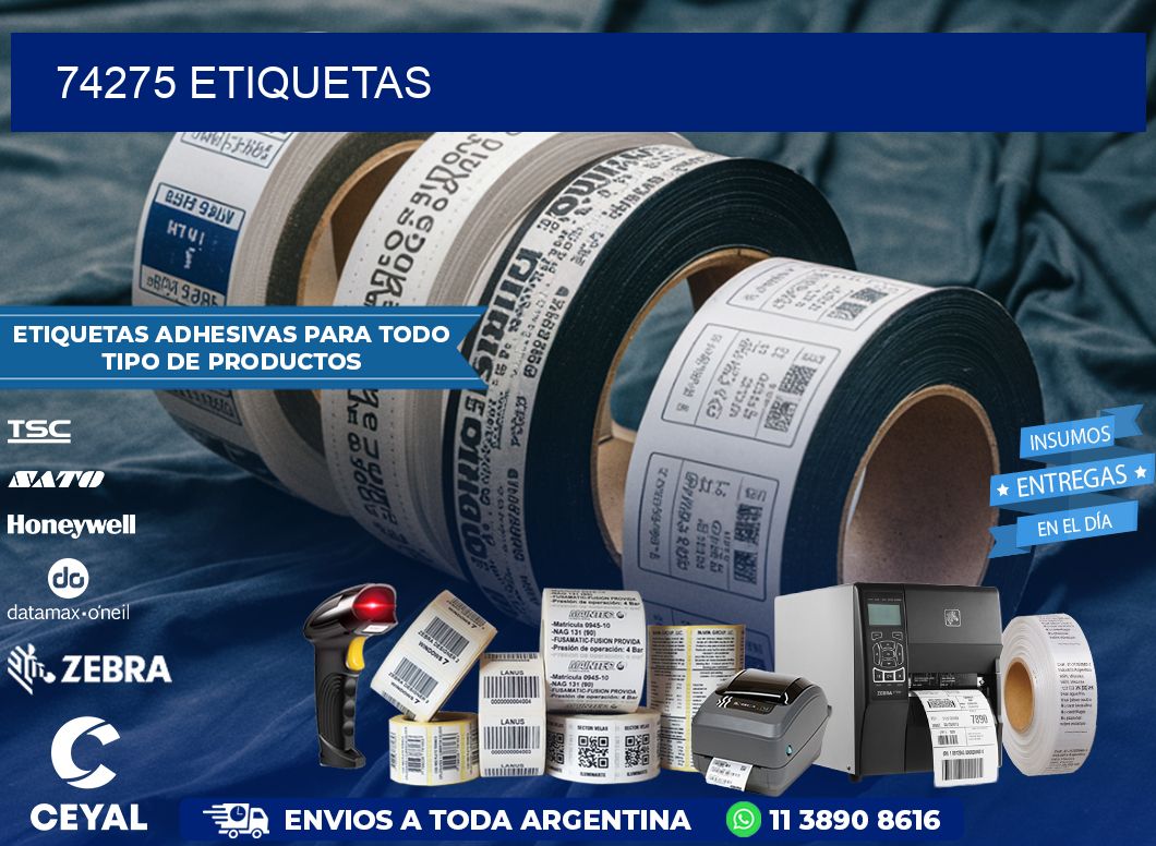 74275 ETIQUETAS