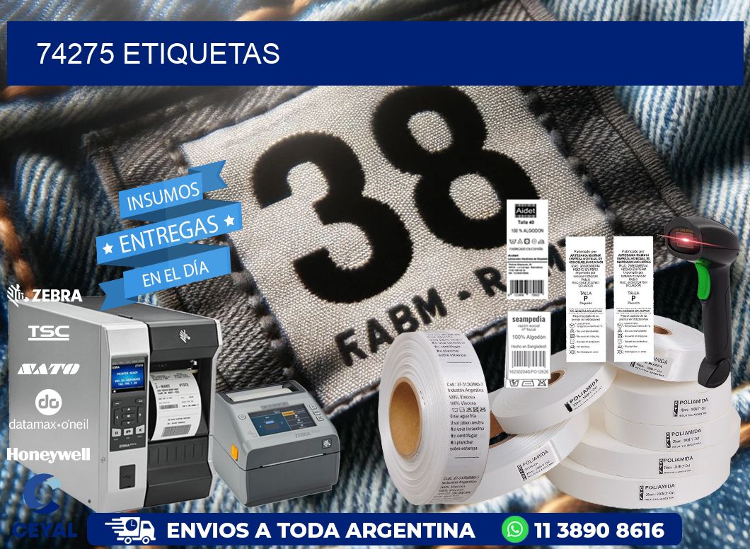 74275 ETIQUETAS