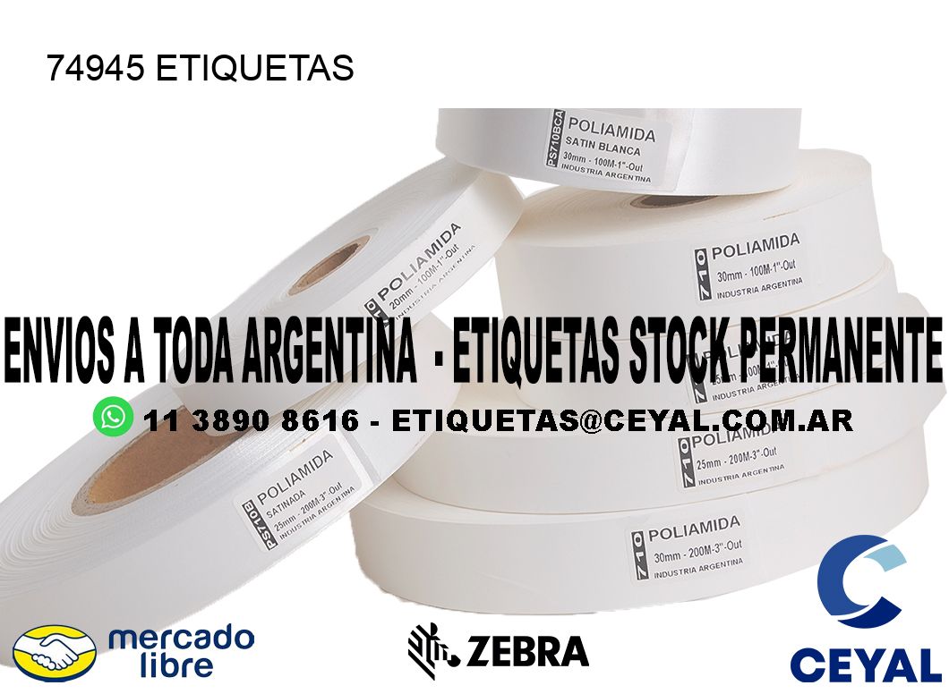 74945 ETIQUETAS