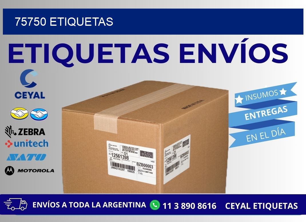 75750 ETIQUETAS