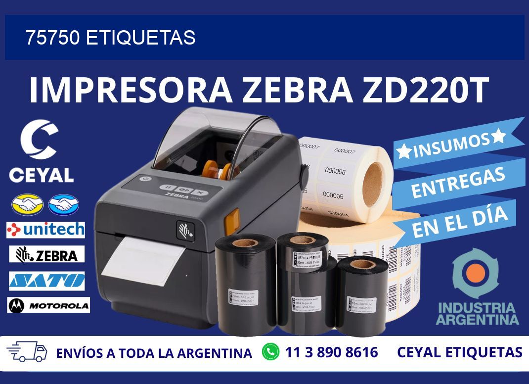 75750 ETIQUETAS