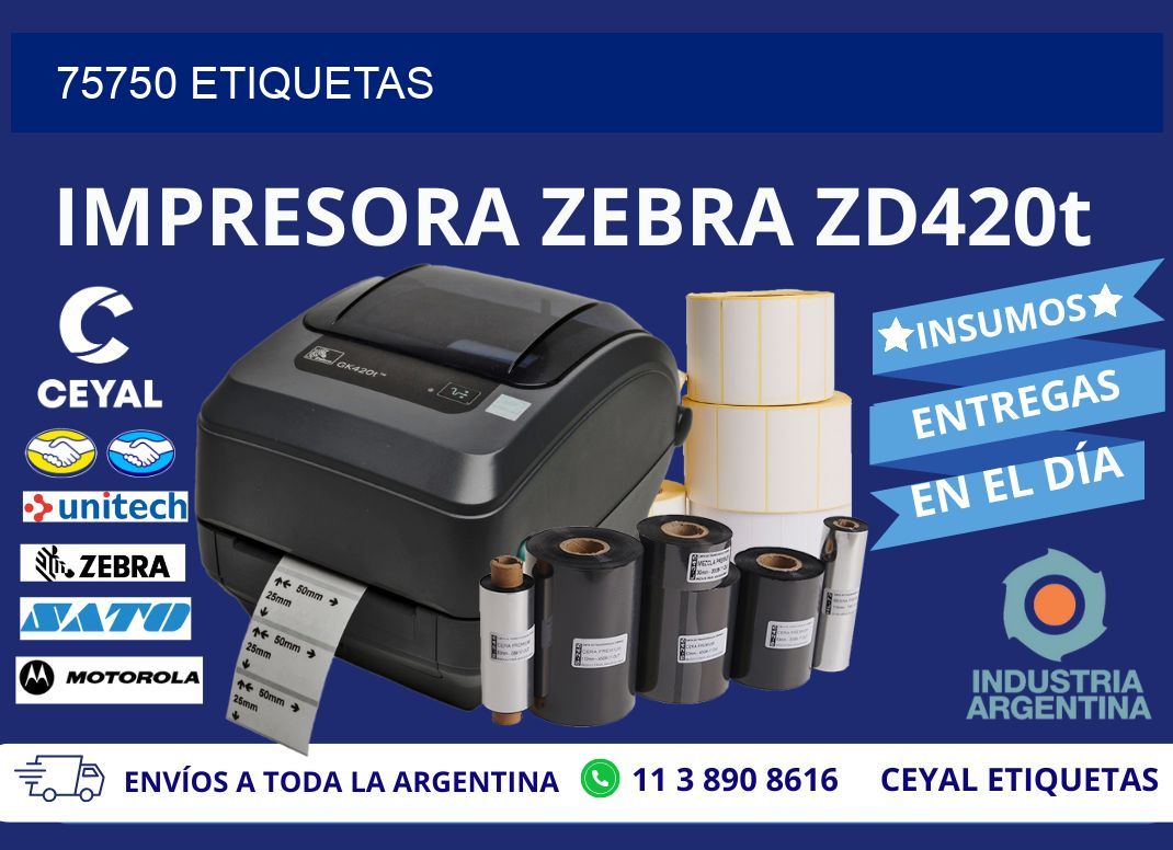 75750 ETIQUETAS