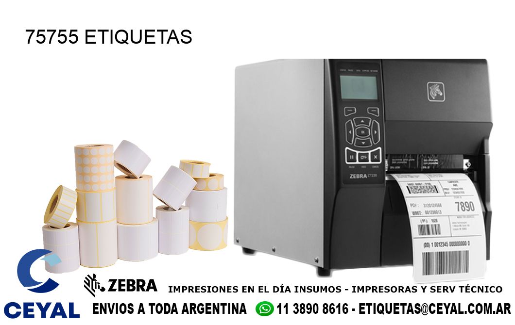 75755 ETIQUETAS