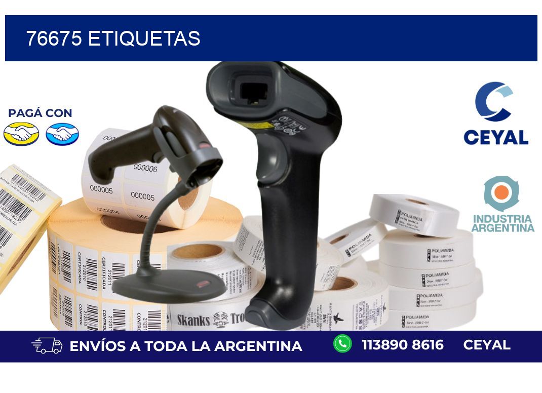 76675 ETIQUETAS