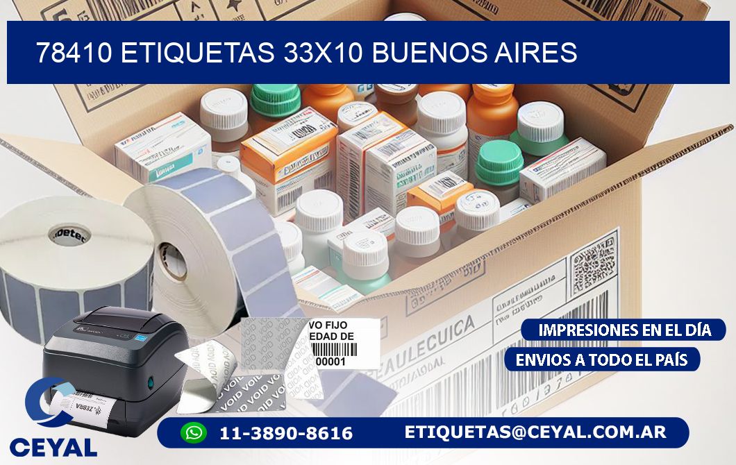 78410 ETIQUETAS 33x10 buenos aires