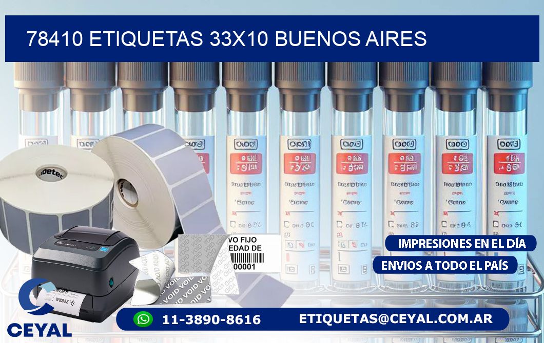 78410 ETIQUETAS 33x10 buenos aires