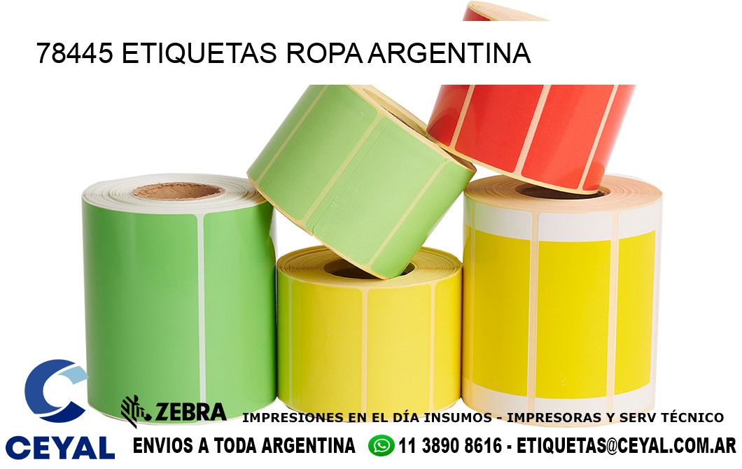 78445 ETIQUETAS ROPA ARGENTINA