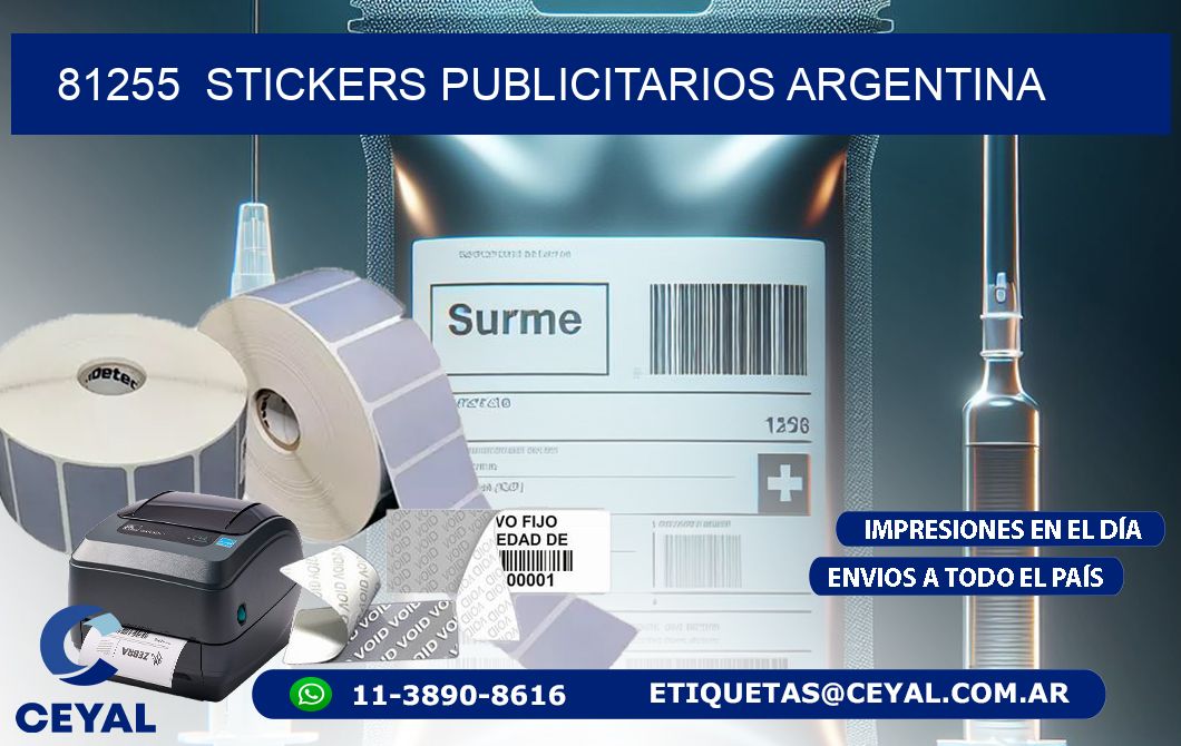 81255  Stickers Publicitarios Argentina