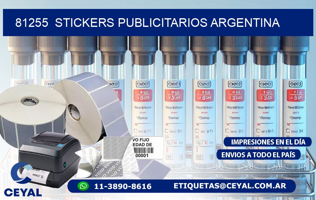 81255  Stickers Publicitarios Argentina