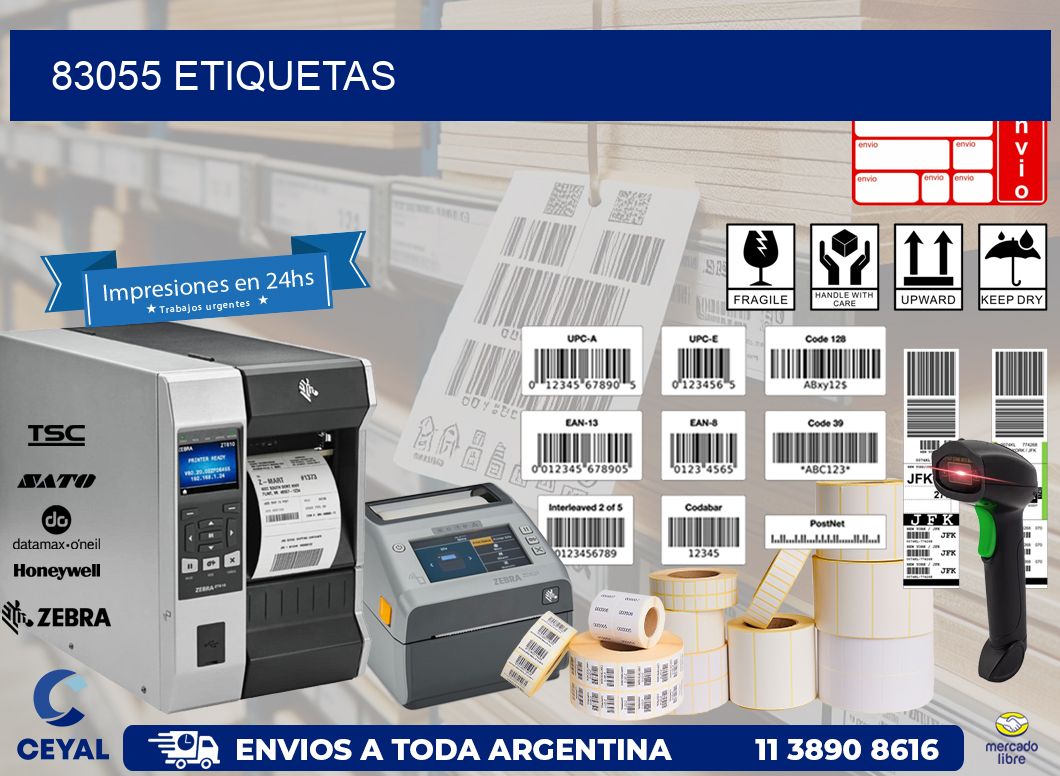 83055 ETIQUETAS